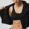 Cropped Cosmopolitan-jas - Zwart