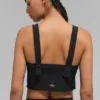 Cropped Dreamscape-tanktop - Zwart