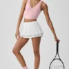 Dames Lettuce Edge-sokken - Vintage Pink
