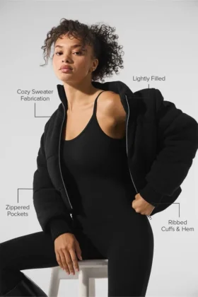 Darling Sweater Puffer – Zwart
