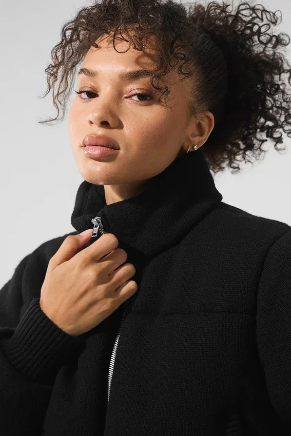 Darling Sweater Puffer - Zwart