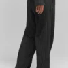 Daylight-broek met krijtstreep (lang) – Zwart/Titanium