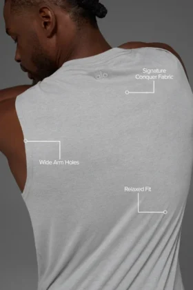 De Triumph Muscle Tank – Athletic Heather Grey