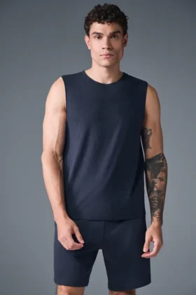 De Triumph Muscle Tank - Marineblauw