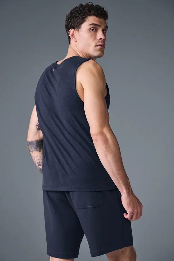 De Triumph Muscle Tank - Marineblauw