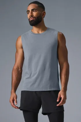 De Triumph Muscle Tank - staalgrijs