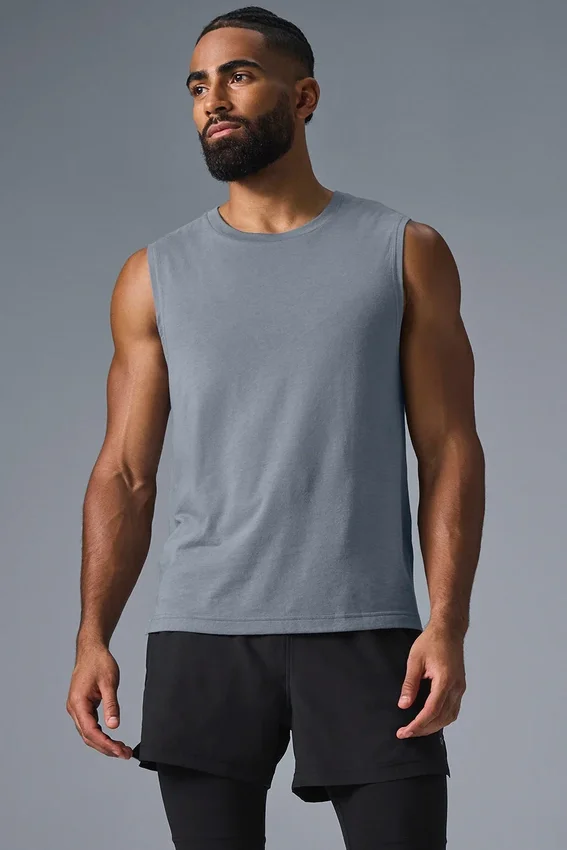 De Triumph Muscle Tank - staalgrijs