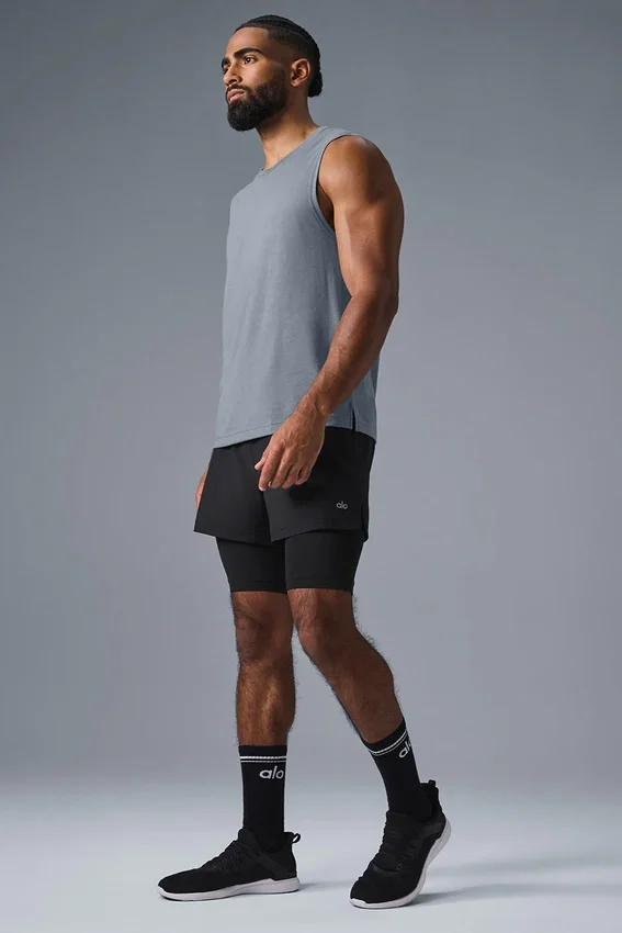De Triumph Muscle Tank - staalgrijs