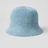 Denim gebreide cloche - Hemelsblauw/Donker hemelsblauw