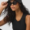 Denim gebreide cloche - Zwart/Antraciet