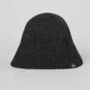 Denim gebreide cloche - Zwart/Antraciet
