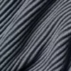 Denim gebreide tanktop met jarretelles - staalgrijs/antraciet