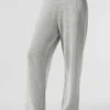 Domain geribde joggingbroek - Athletic Heather Grey