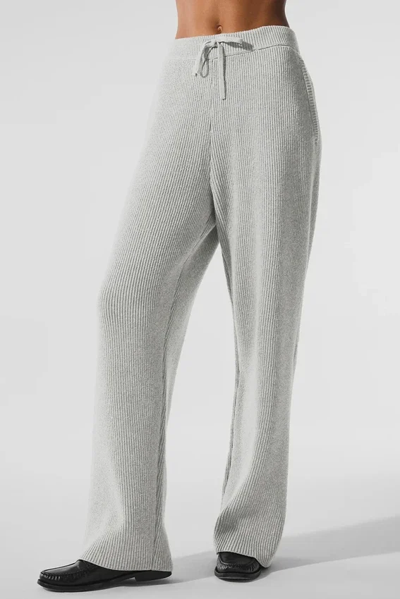 Domain geribde joggingbroek - Athletic Heather Grey