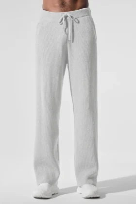 Domain geribde joggingbroek - Athletic Heather Grey