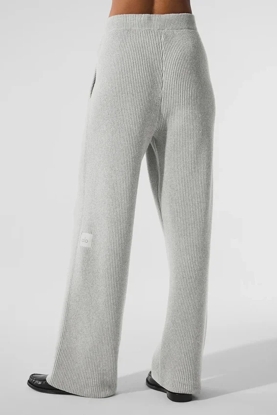 Domain geribde joggingbroek - Athletic Heather Grey
