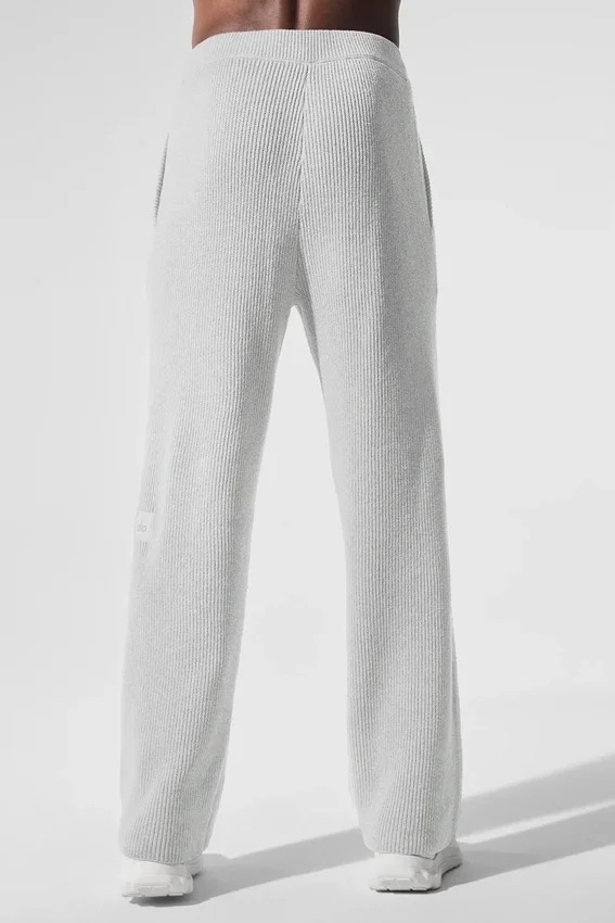 Domain geribde joggingbroek - Athletic Heather Grey