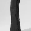 Doorschijnende Game Time-leggings met wijde pijpen - Zwart
