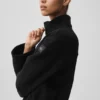 Double Face Wool City Girl-jas - Zwart