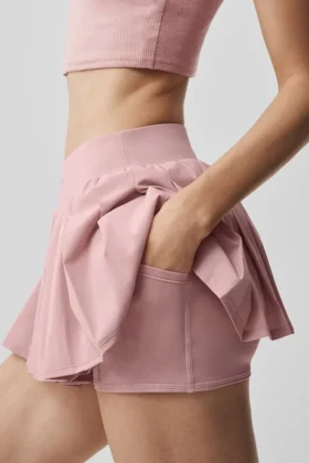 Double or Nothing-tennisrok – Vintage Pink