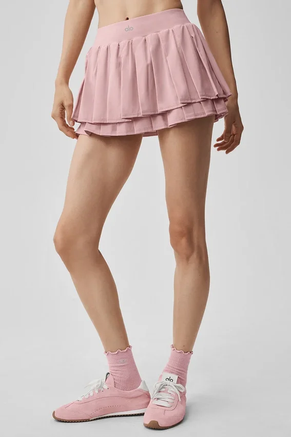Double or Nothing-tennisrok - Vintage Pink
