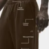 Double Take broek met rechte pijpen - Espresso