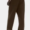 Double Take broek met rechte pijpen - Espresso