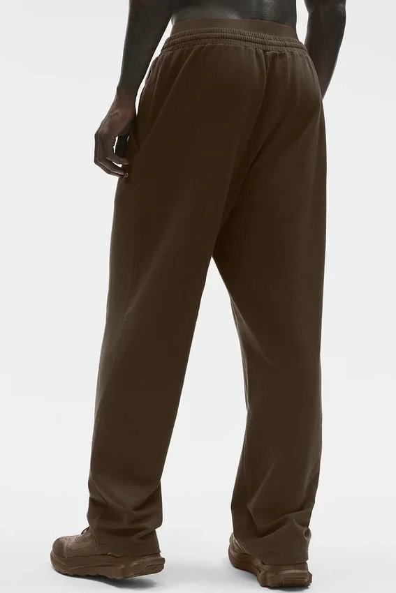 Double Take broek met rechte pijpen - Espresso