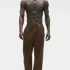Double Take broek met rechte pijpen - Espresso