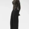 Double Take broek met rechte pijpen - Zwart