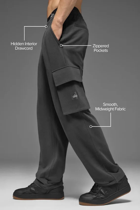 Double Take Cargo-broek - Antraciet