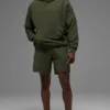 Double Take-hoodie - Olijfgroen