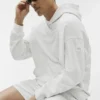 Double Take Hoodie - White Heather
