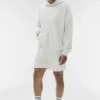 Double Take Hoodie - White Heather