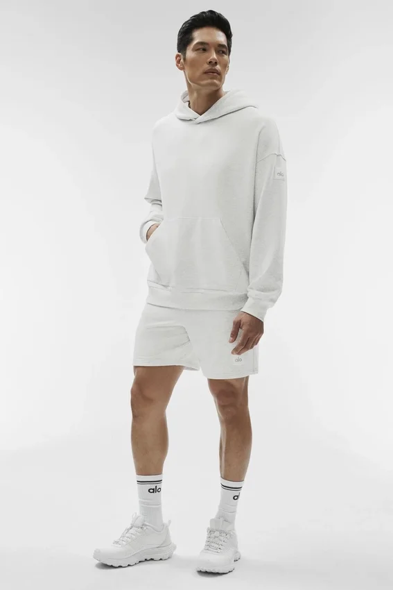 Double Take Hoodie - White Heather