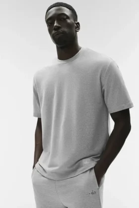 Double Take met korte mouwen - Athletic Heather Grey