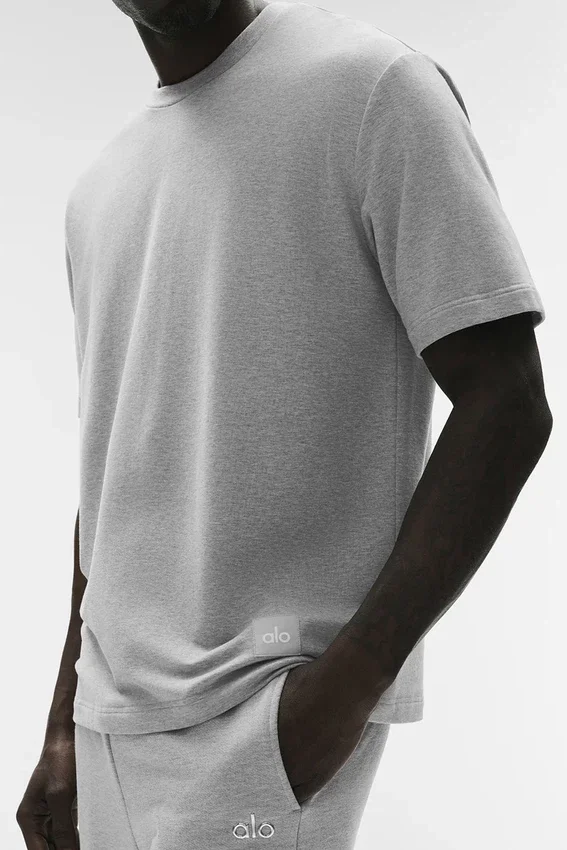 Double Take met korte mouwen - Athletic Heather Grey