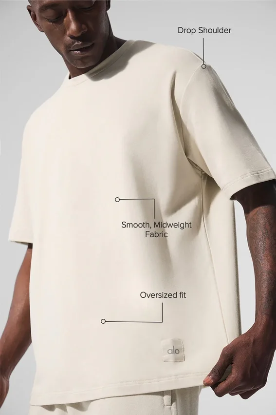 Double Take met korte mouwen - Bone