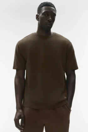 Double Take met korte mouwen - Espresso