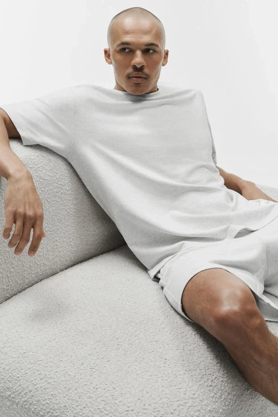 Double Take met korte mouwen - White Heather