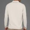 Double Take-polo met lange mouwen - Bone