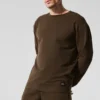 Double Take T-shirt met lange mouwen - Espresso