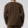 Double Take T-shirt met lange mouwen - Espresso