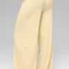 Dreamlight Straight-broek met middelhoge taille – Candlelight Yellow