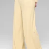 Dreamlight Straight-broek met middelhoge taille – Candlelight Yellow