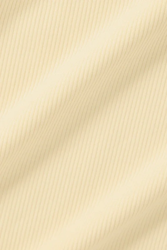 Dreamlight Straight-broek met middelhoge taille – Candlelight Yellow