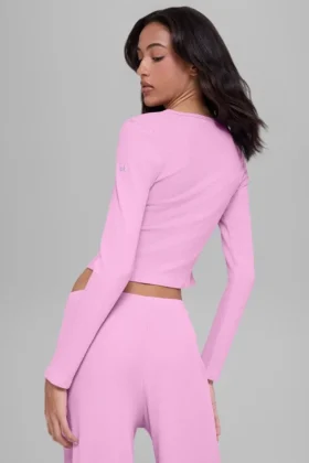 Dreamlight-top met lange mouwen – Candy Heart Pink