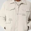 Ease Trucker-jas - Bone