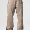 Edition suède broek met rechte pijpen - Gravel