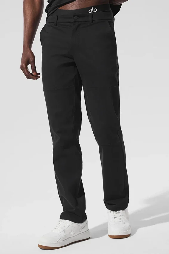 Edition suède broek - Zwart